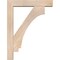Ekena Millwork Imperial Block Smooth Bracket w/ Offset Brace, Douglas Fir, 5 1/2"W x 26"D x 34"H BKT0604X26X34IMP05SDF - alternate 3